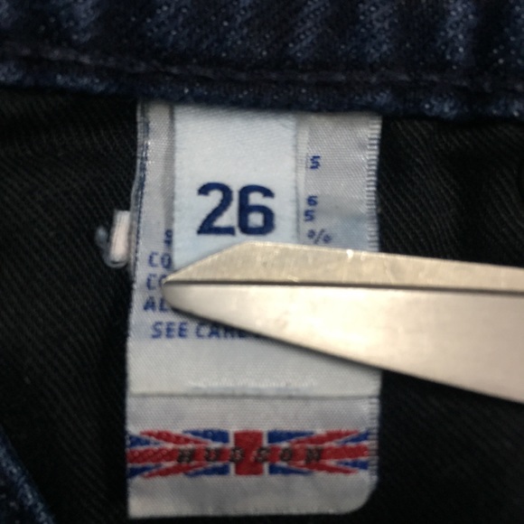 Hudson dark rinse boot cut jeans 26 - Picture 8 of 8